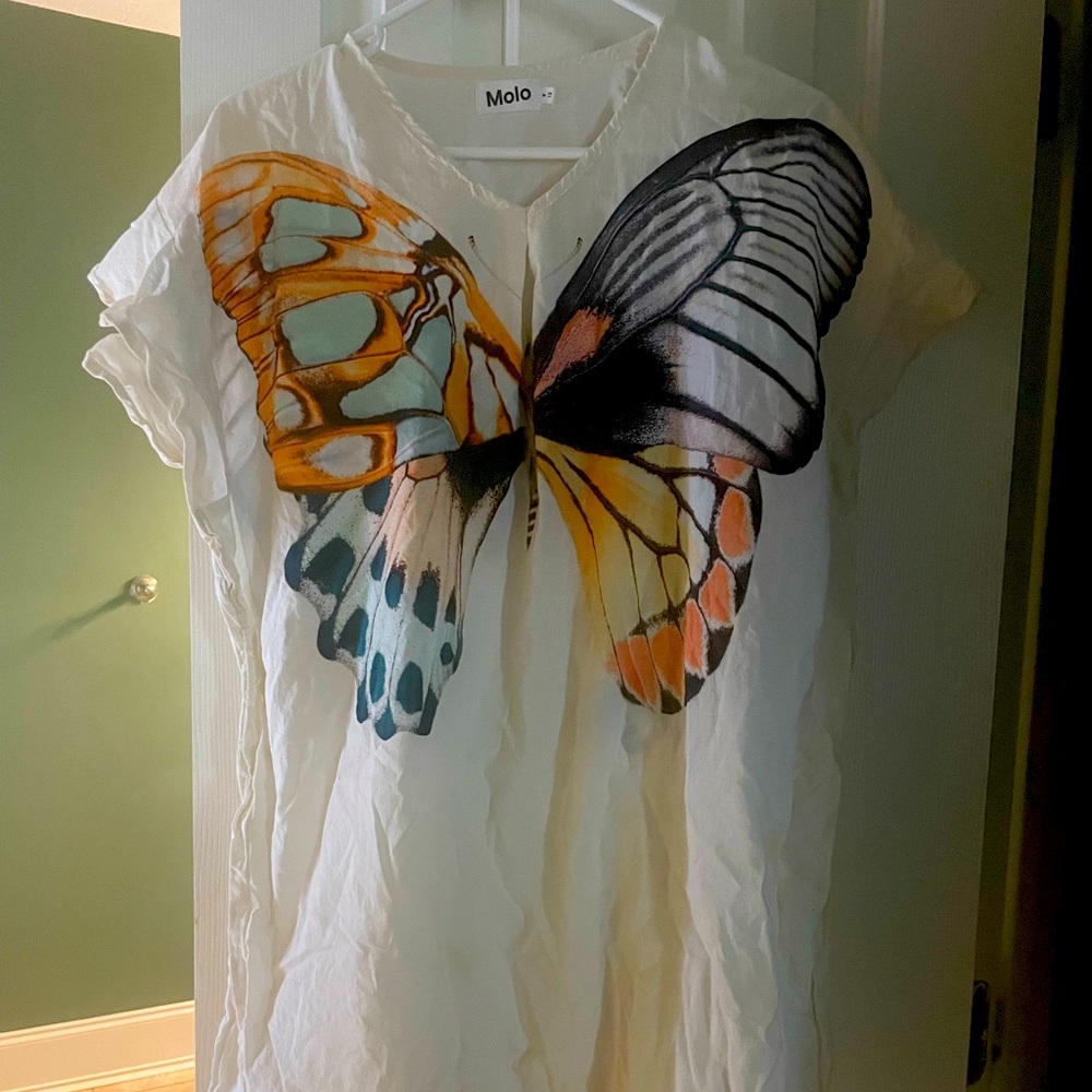 MOLO butterfly swimsuit coverup